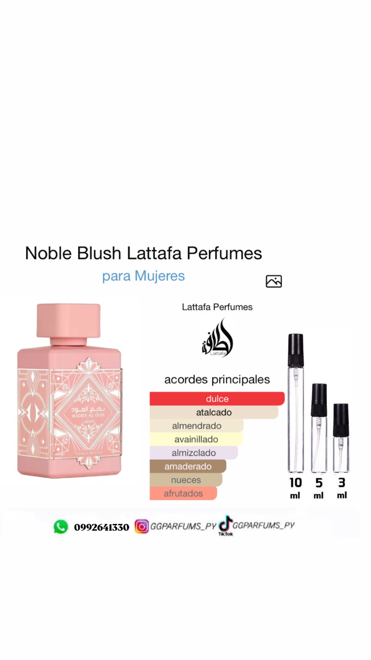 Lattafa Badee al oud noble blush