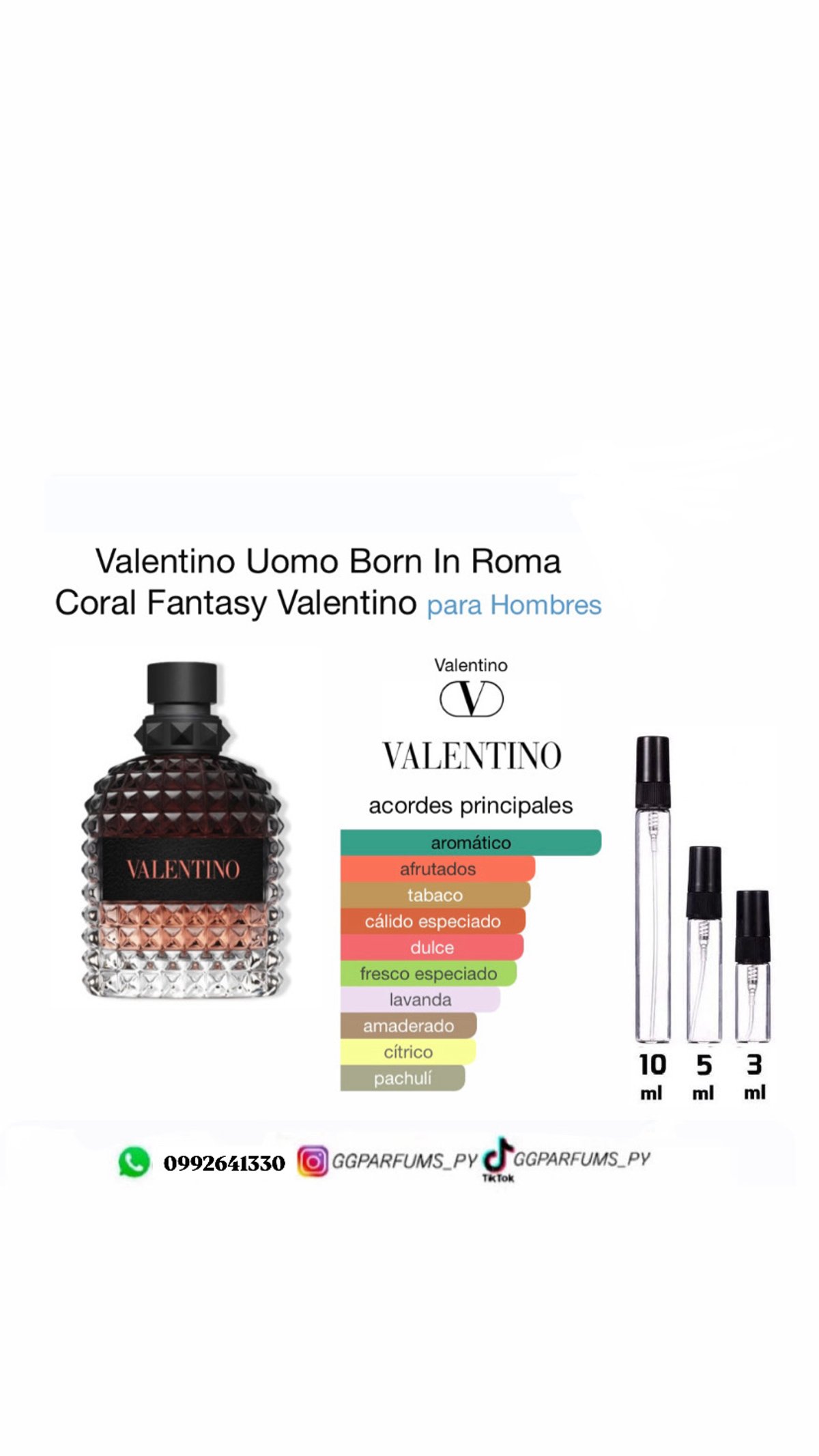 Valentino born in Roma Coral Fantasy 