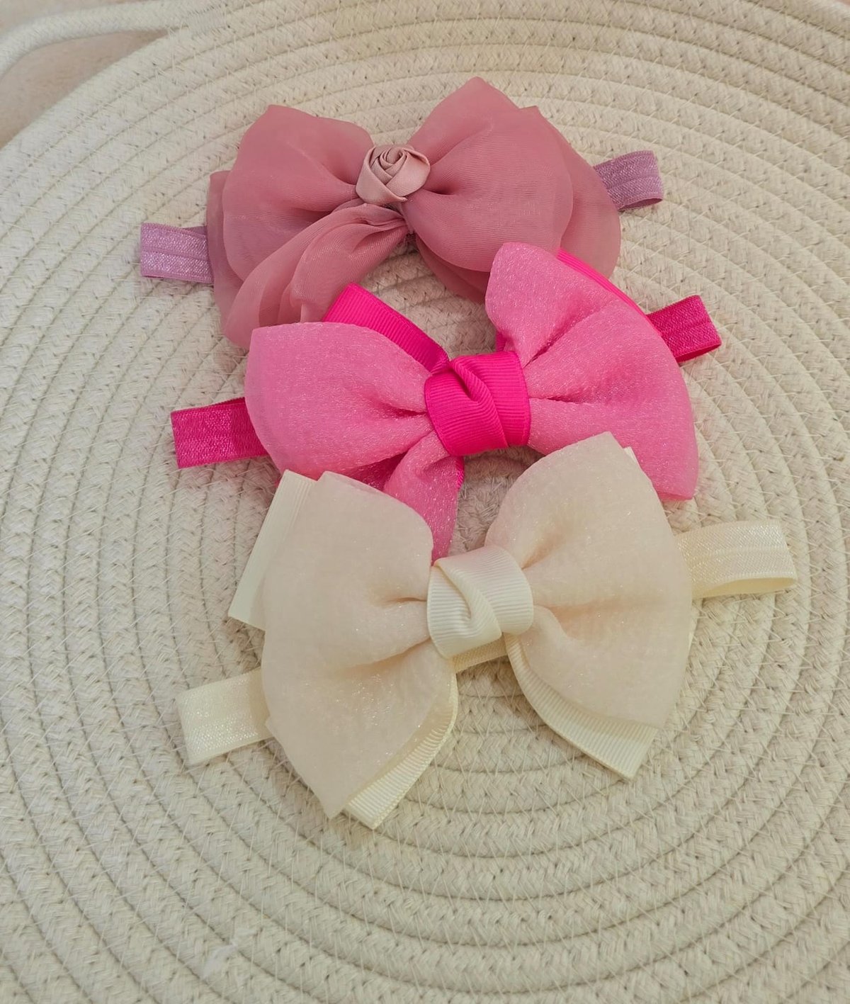 Vincha Blush Mini Bow - 2