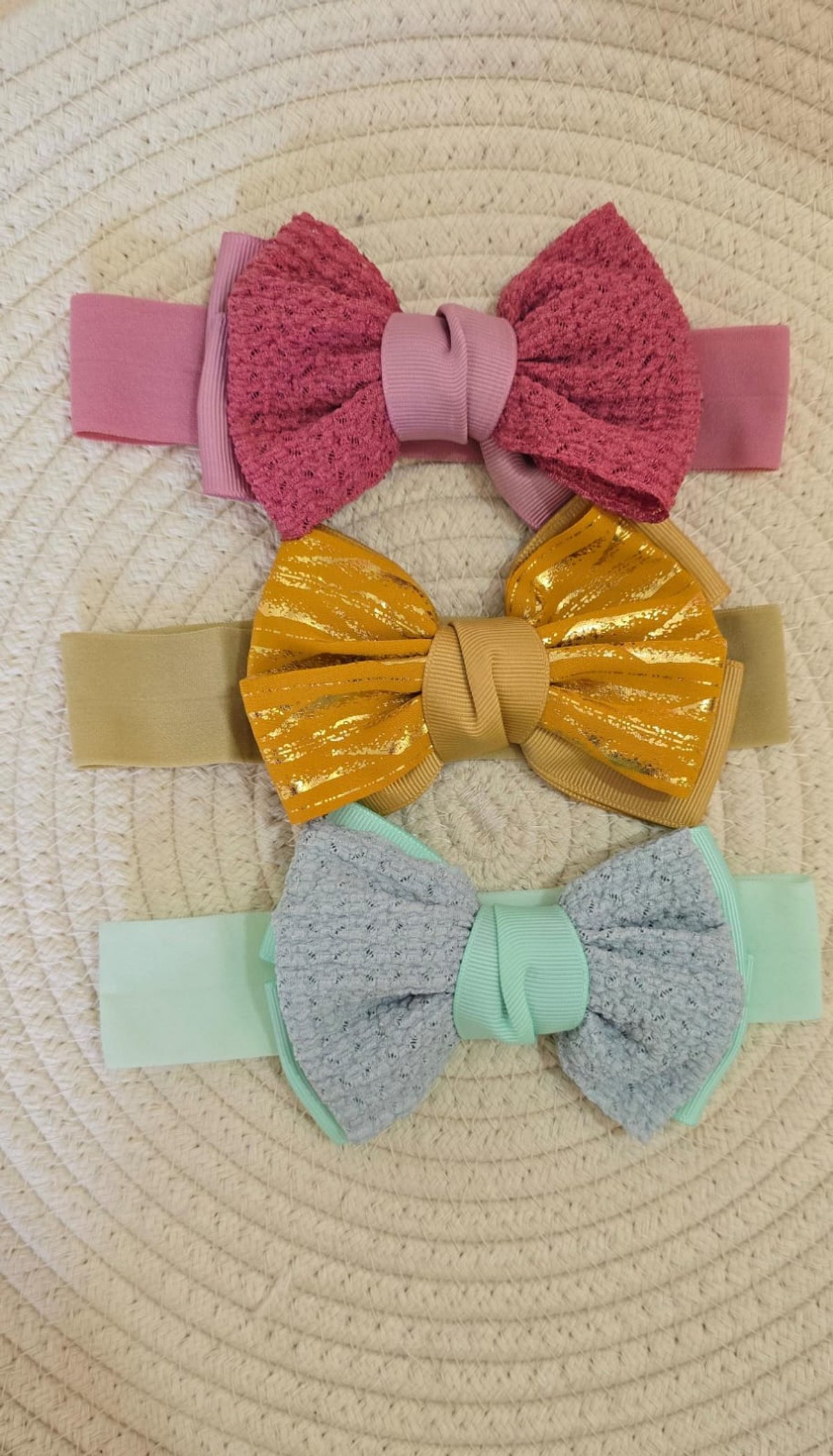 Vincha Blush Mini Bow - 3