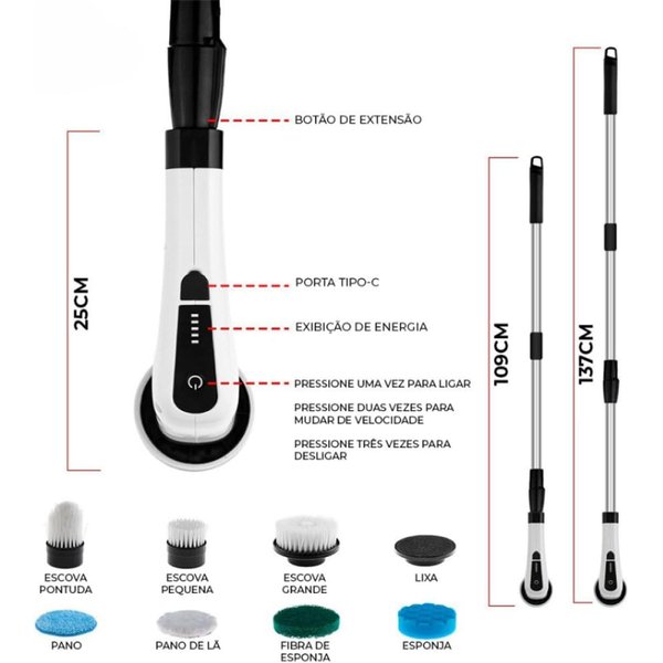 Cepillo De Limpieza Multifuncional Mz003