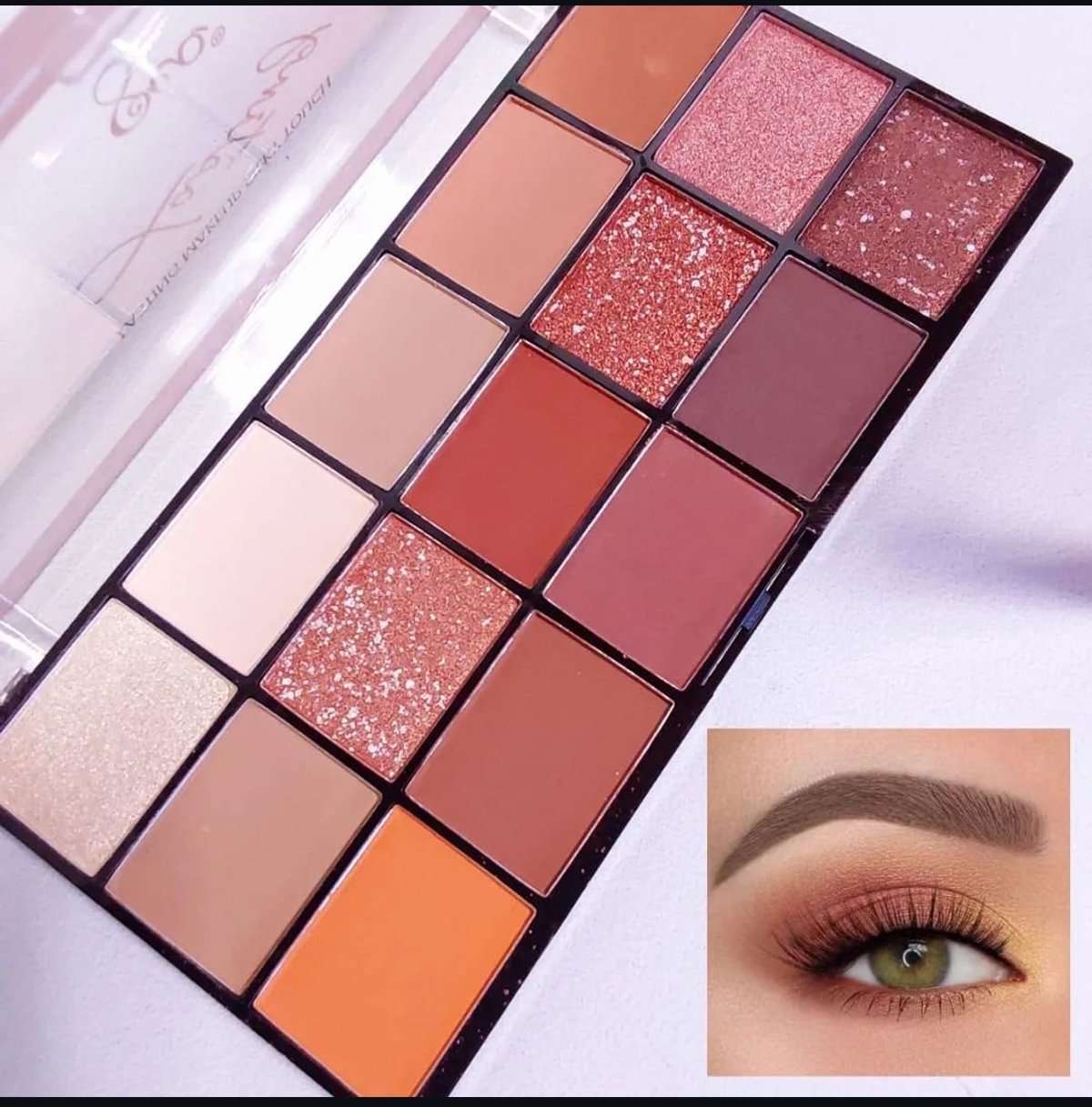 Paleta de sombras 15 tonos 