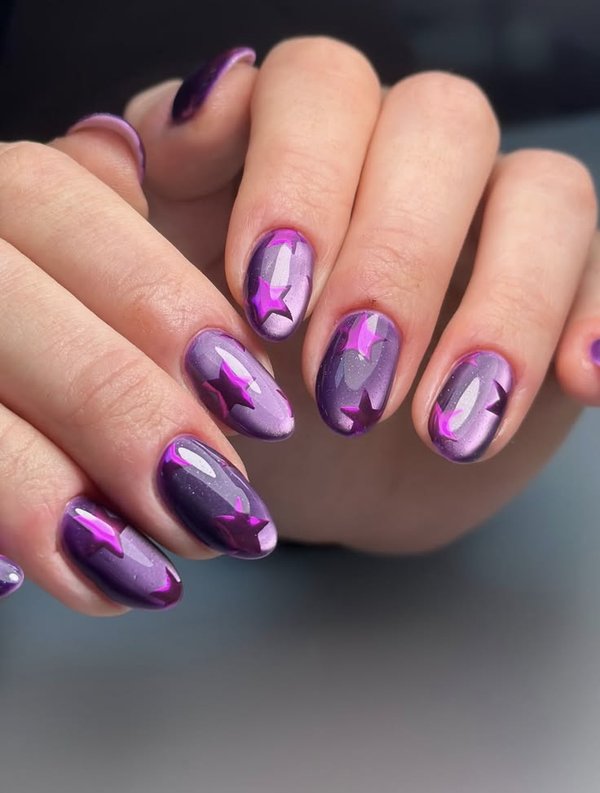 Bright stars - Press On Nails