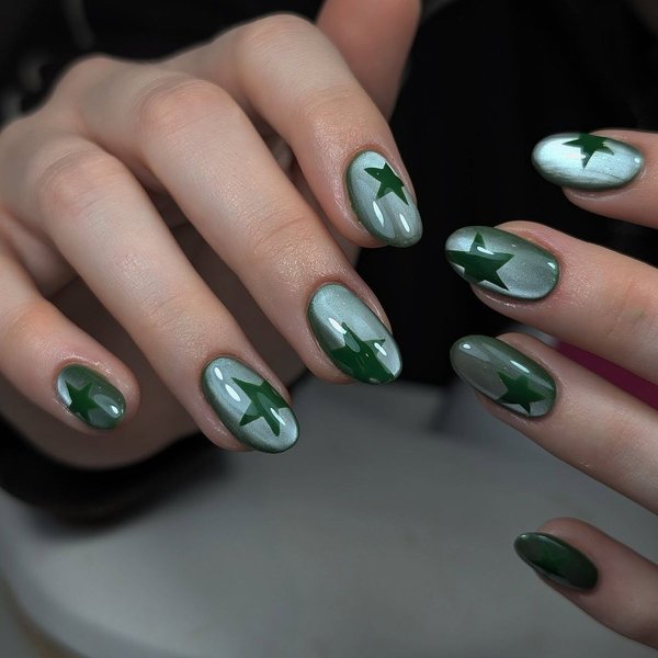 Bright stars - Press On Nails