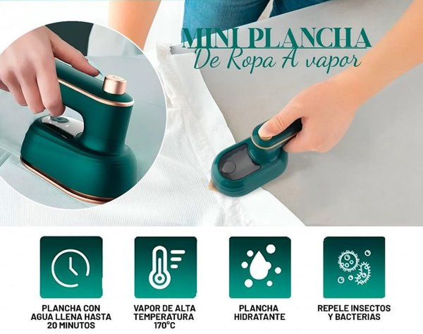 Mini plancha eléctrica de viaje