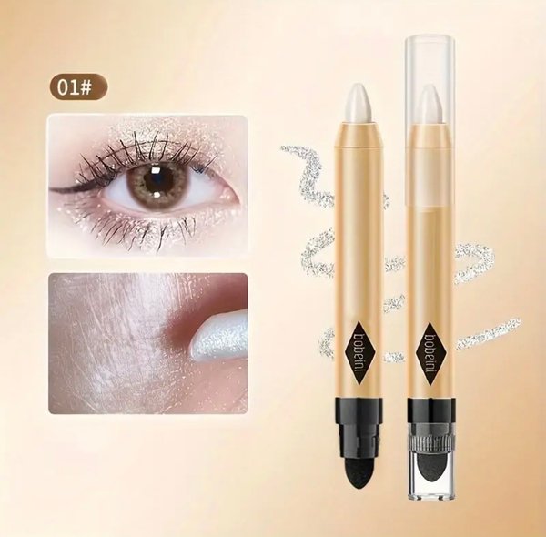 Lápiz de sombras con purpurina 🩷