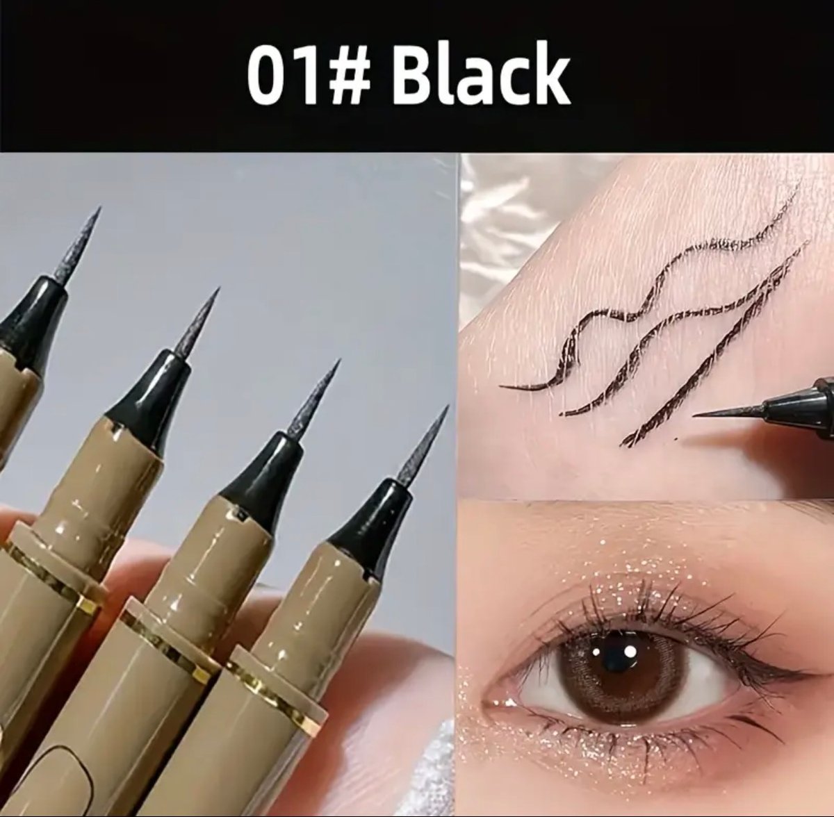 Delineador de Ojos Negro