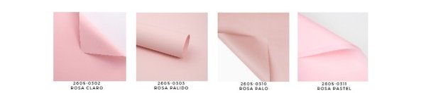 Papel coreano liso paleta de rosado