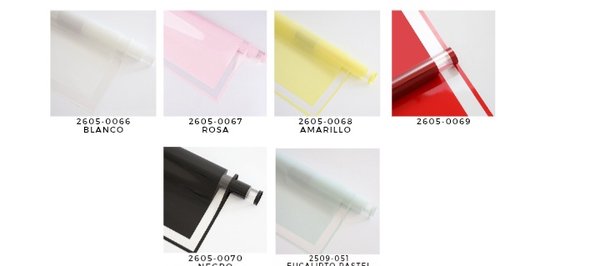 Papel coreano con Franja Transparente