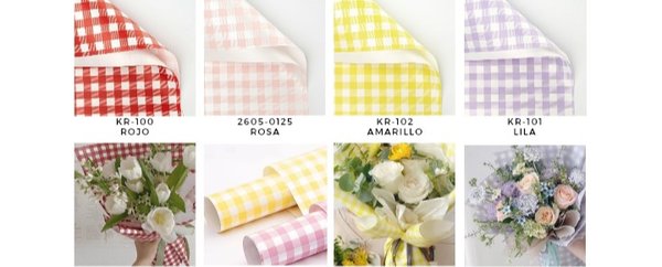 Papel coreano cuadrille 