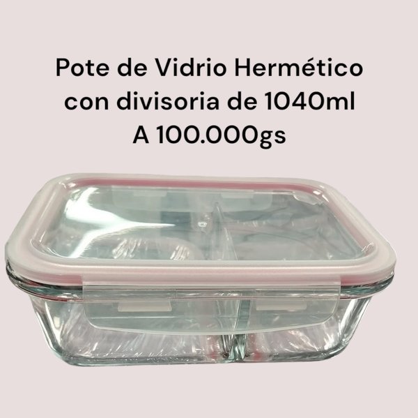 Pote Hermético con divisoria