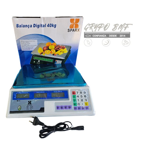 BALANZA DIGITAL DE 40KILOS -SPARX