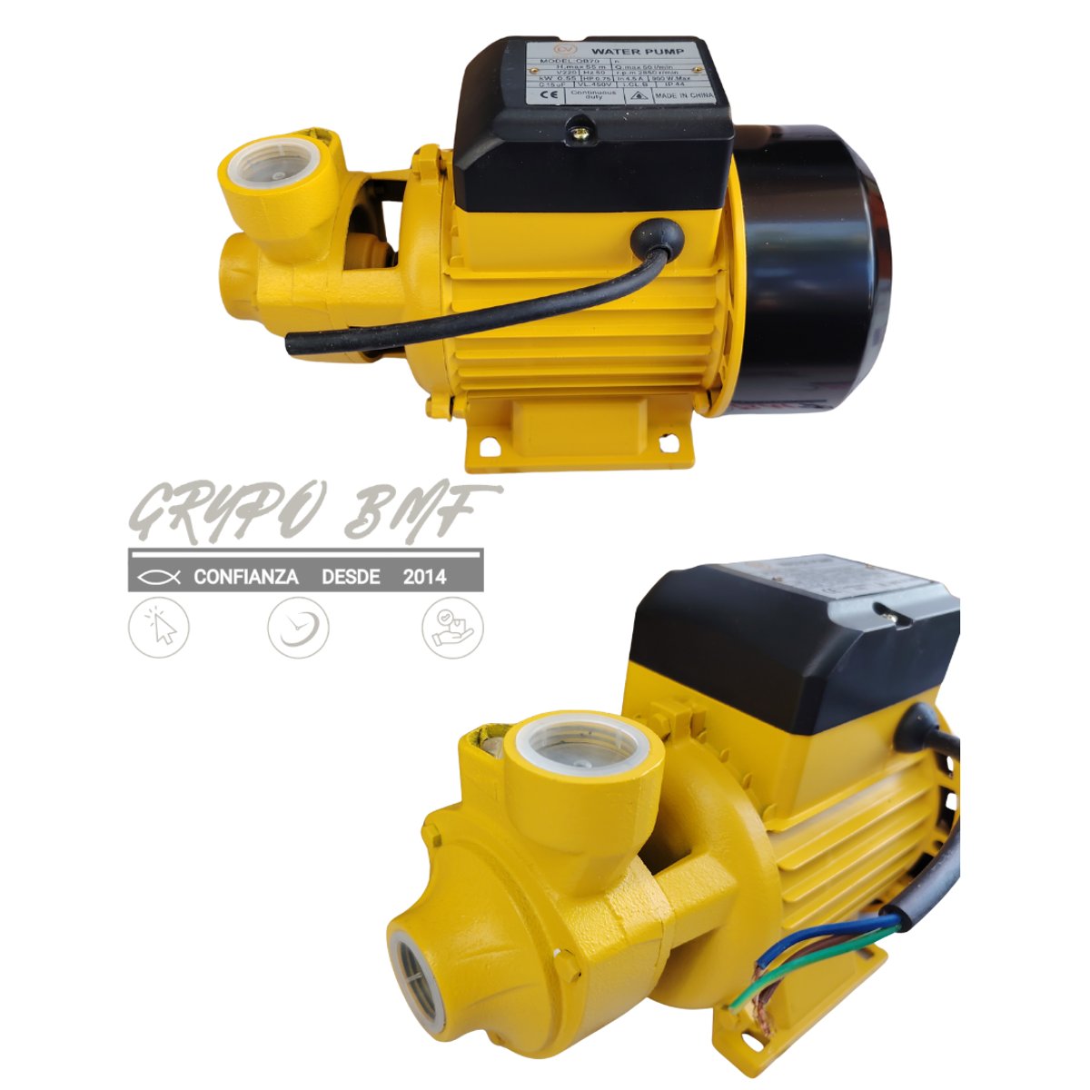 BOMBA DE AGUA 1/2 HP