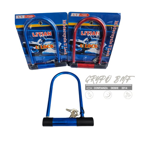 Candado U Lock Para Bicicleta Moto 