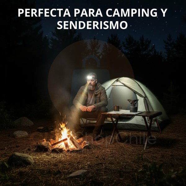 Linterna Cabeza Recargable – Sensor 