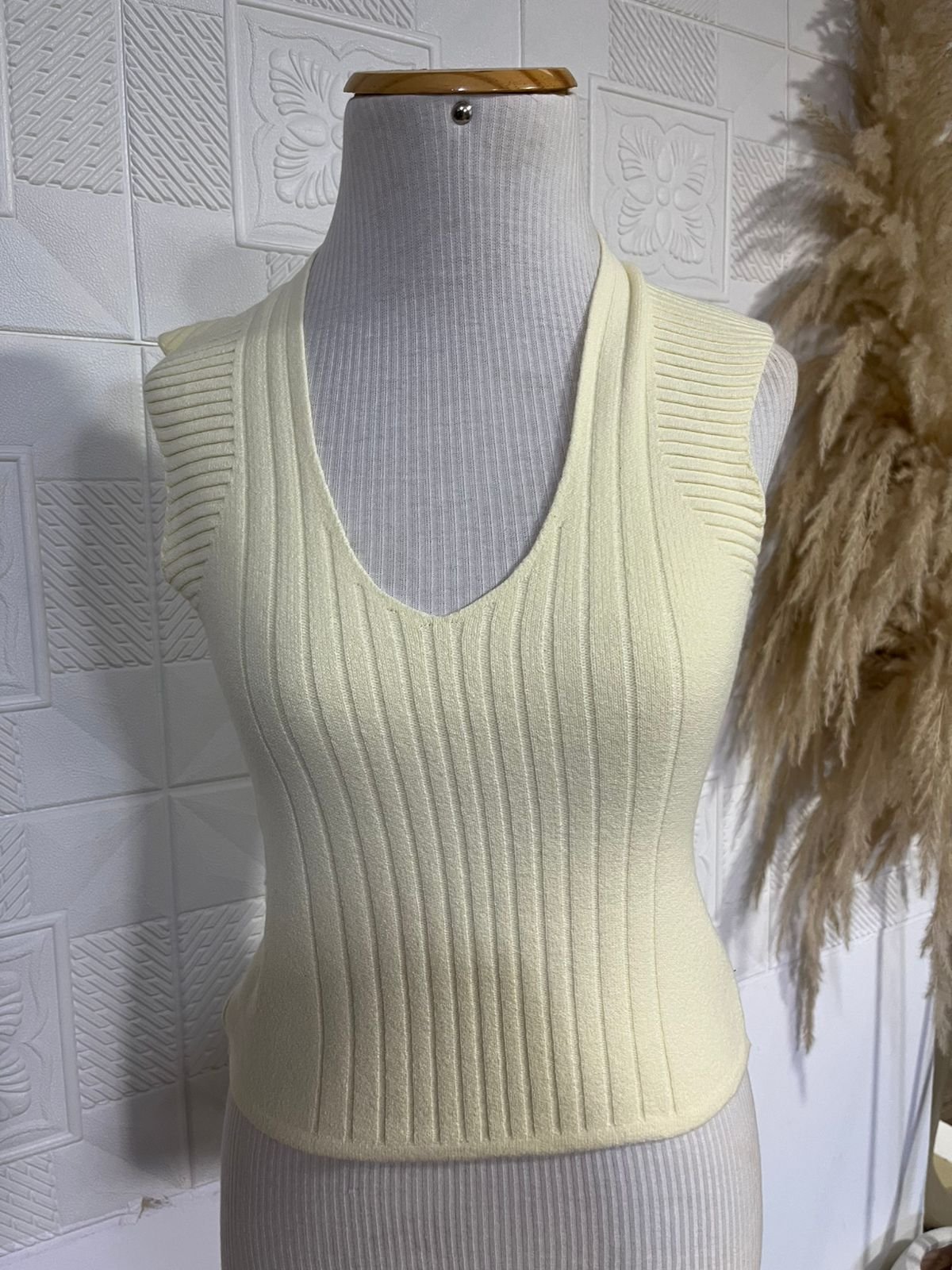 Básica de hilo de algodón elastizado - 3