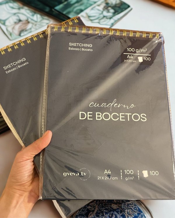 Cuaderno de bocetos A4 Gveva