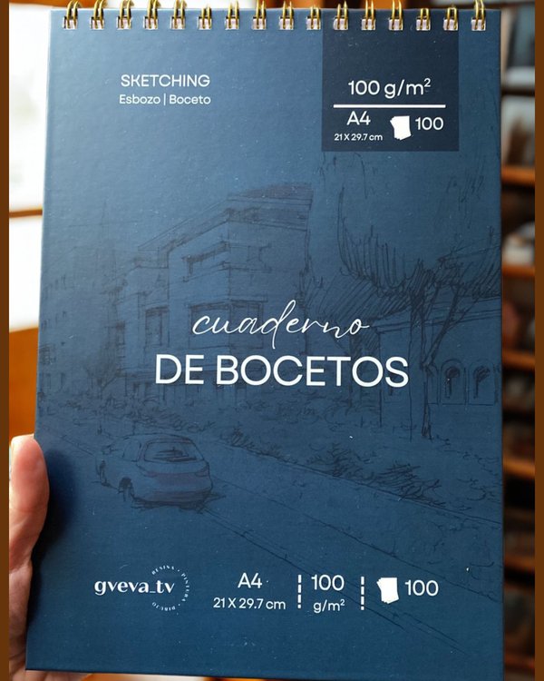Cuaderno de bocetos A4 Gveva