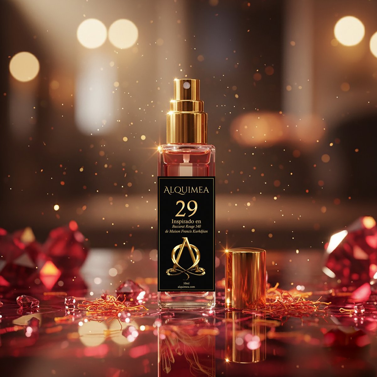 Alquimea 29 – Inspirado en Baccarat Rouge 540 (Maison Francis Kurkdjian)