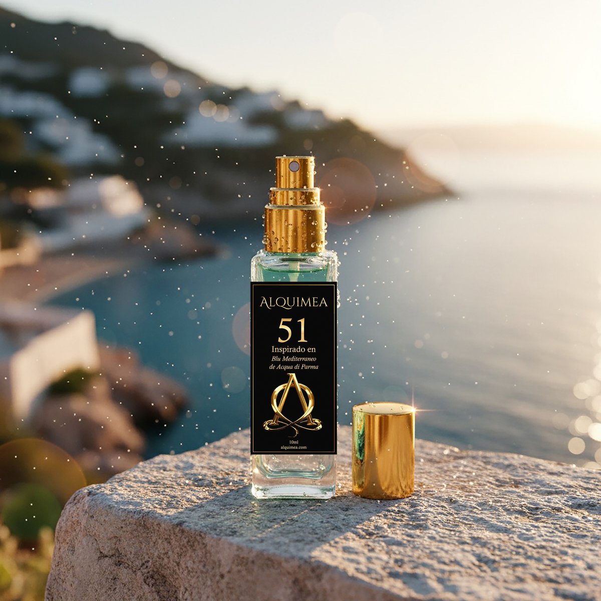Alquimea 51 – Inspirado en Blu Mediterraneo Mirto di Panarea (Acqua di Parma)