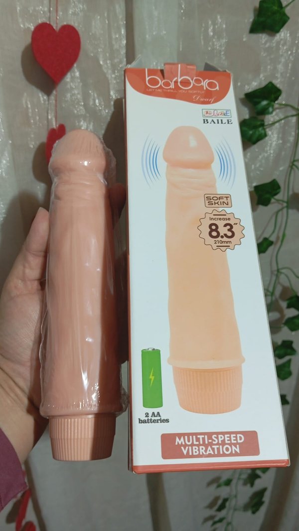 Consolador con vibrador 