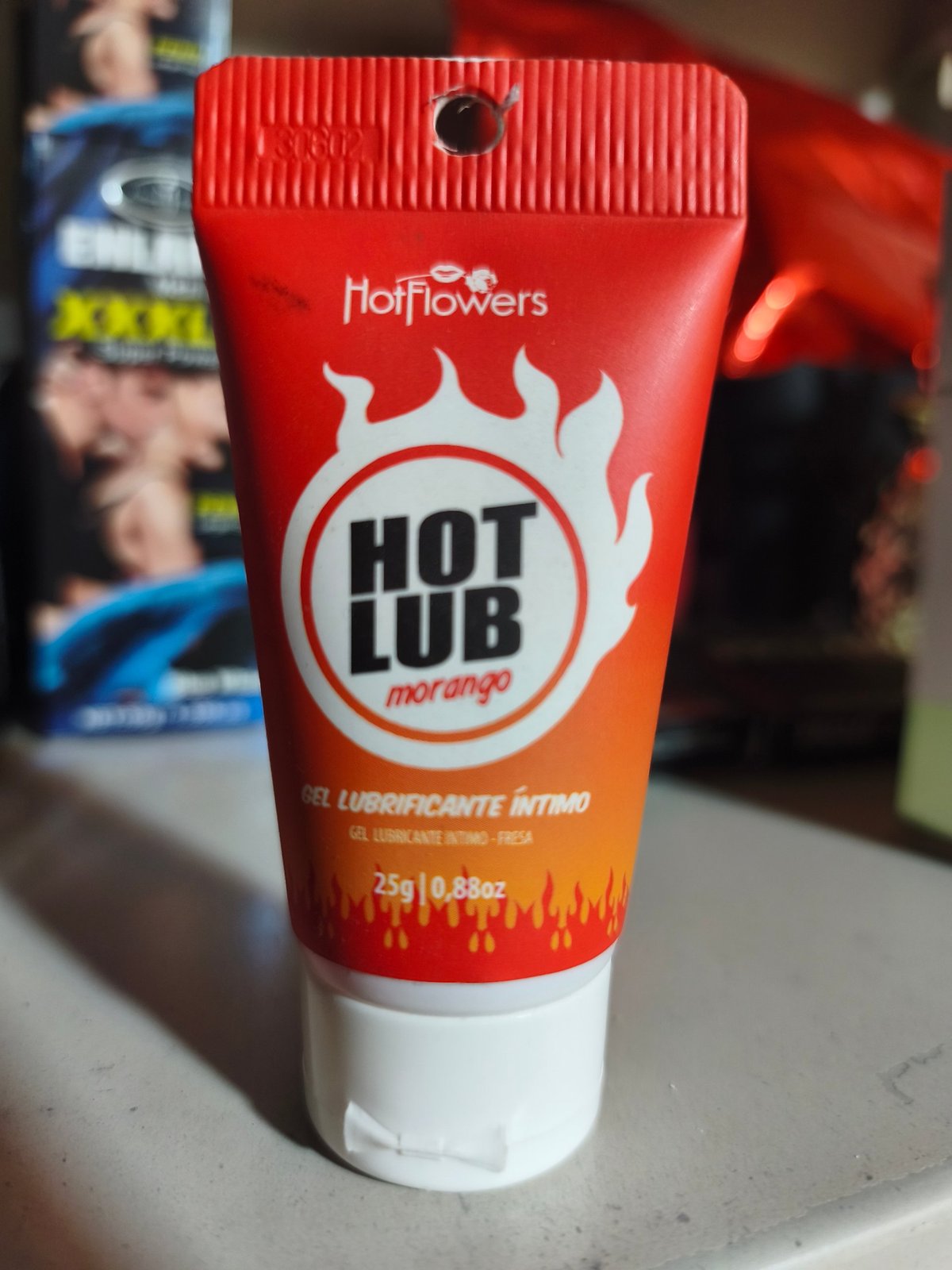Lubricante Hot Lub sabor Morango 