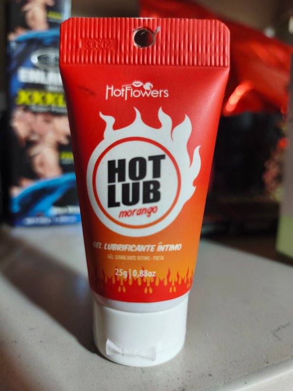 Lubricante Hot Lub sabor Morango 