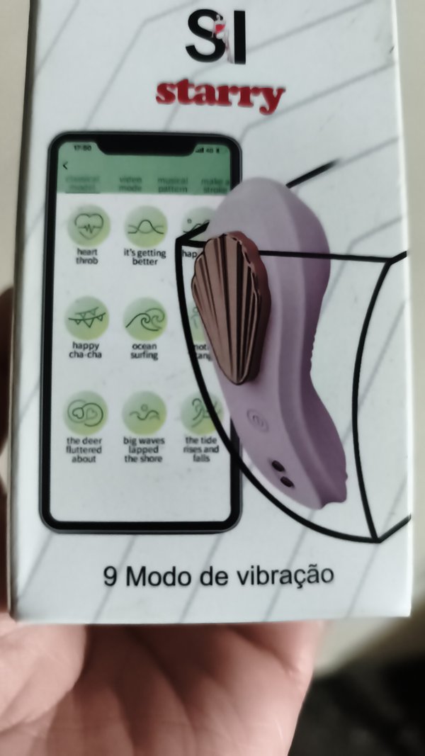 Vibrador conchero con app