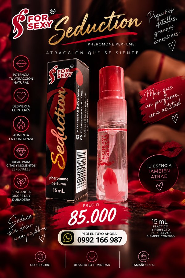 Seduction For sexy negro/ perfume con feromonas 
