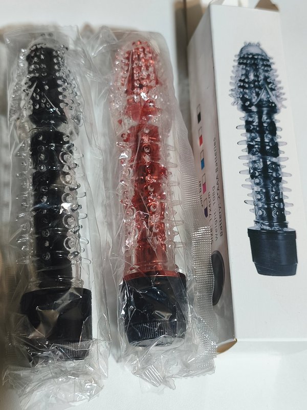 Vibrador con textura 