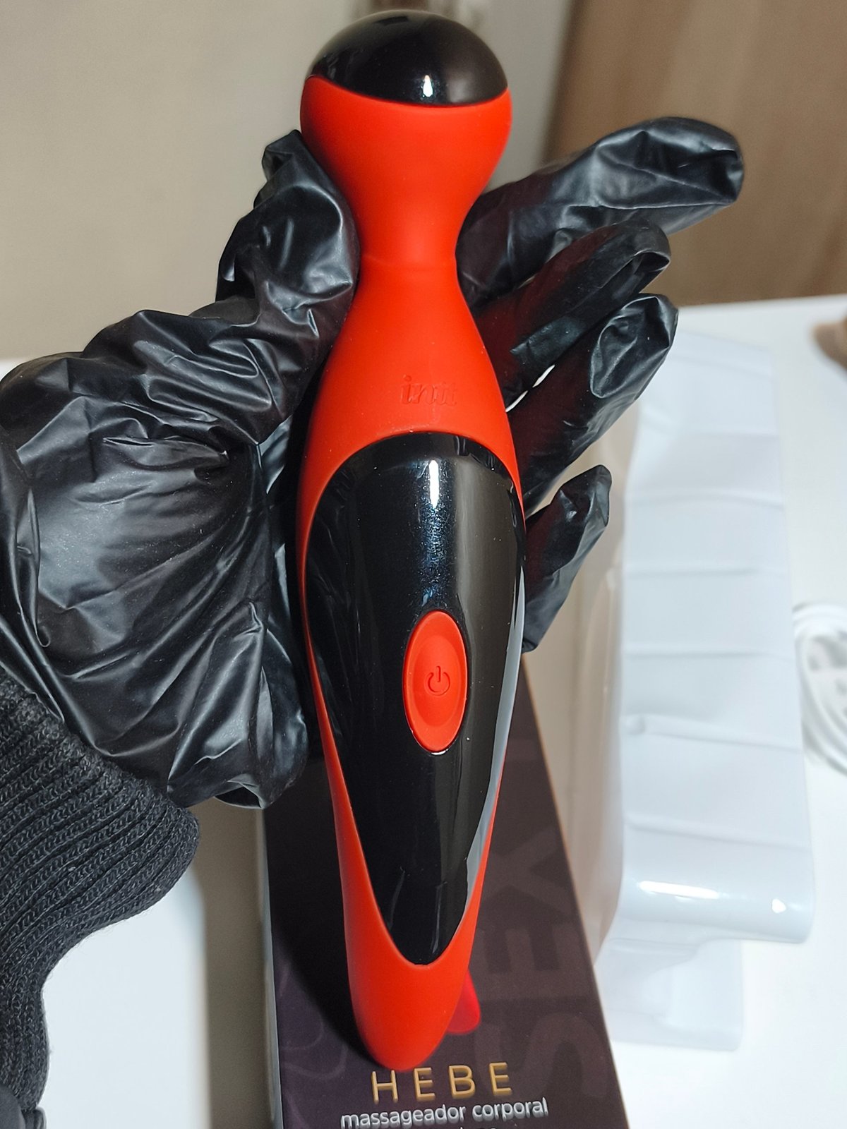 Vibrador Hebe rojo - 2