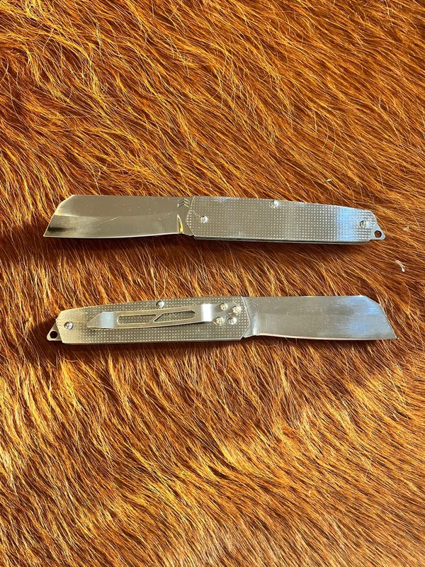 Navaja Cimo Inox - Mango Inox con Clip 59/3