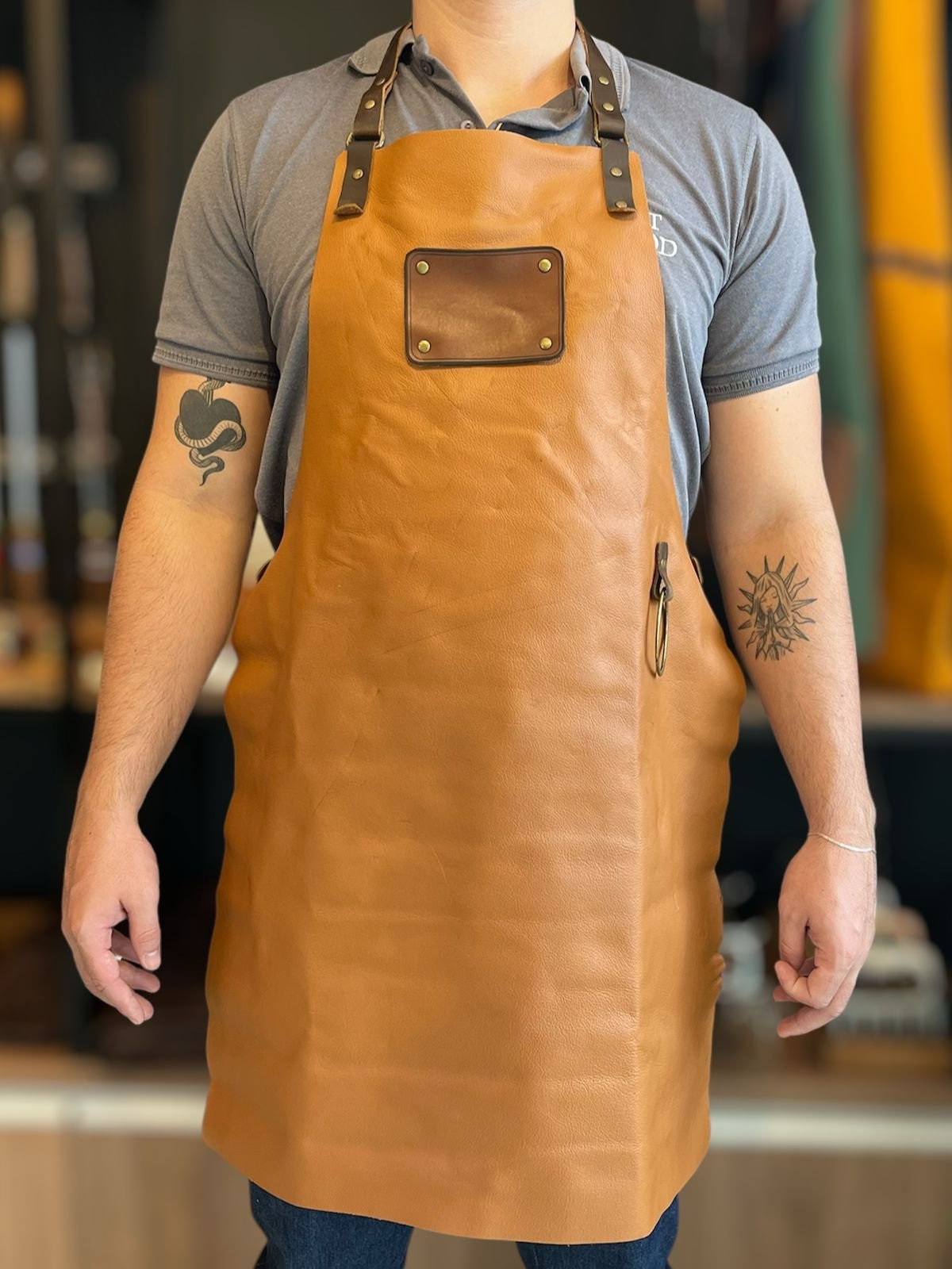 	Delantal Parrillero Terracota