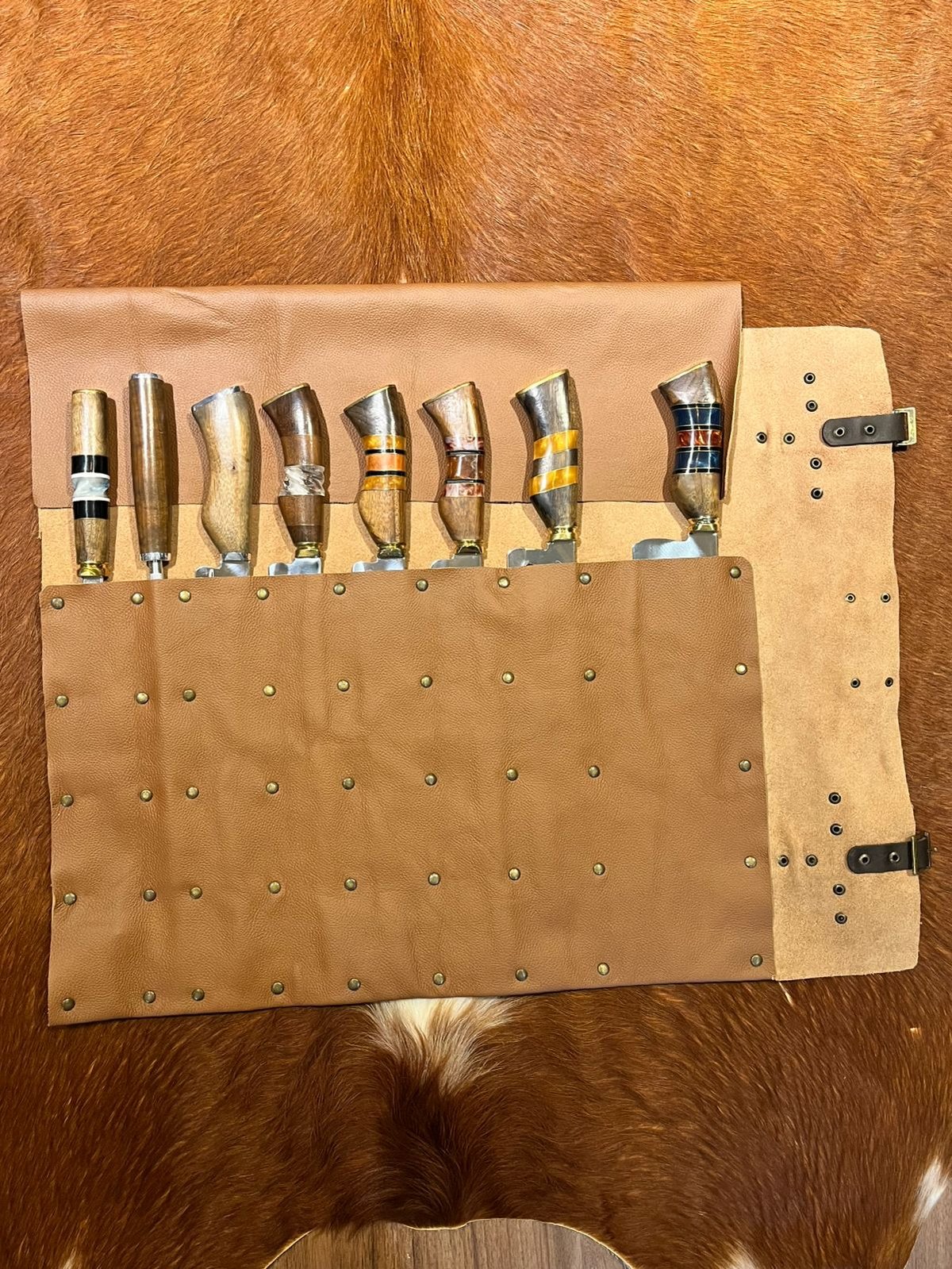 Estuche para Cuchillos Tamaño G Ref: 96 Caramelo