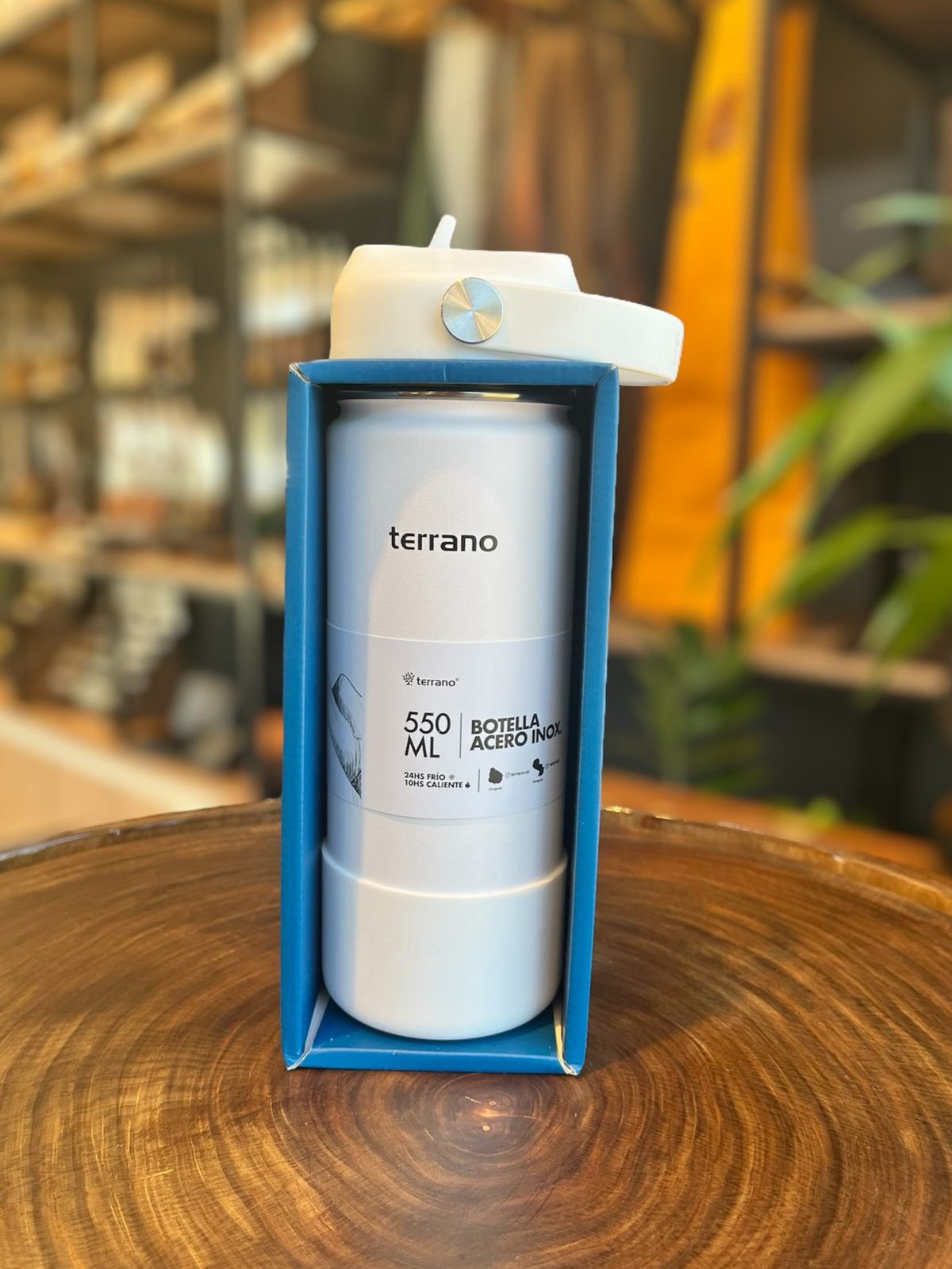 BOTELLA 550ML PICO + BOTA BLANCO