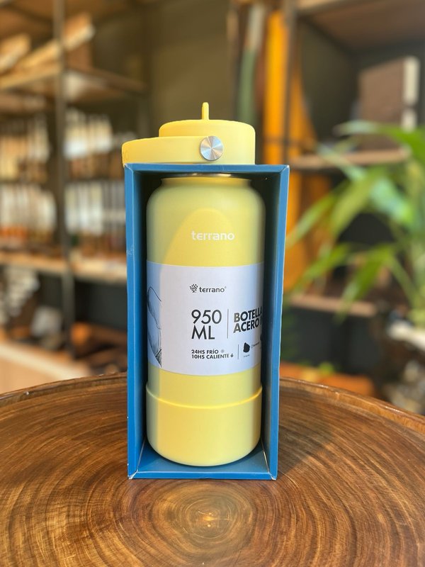 	BOTELLA 950ML BOTA + PICO AMARILLO PASTEL