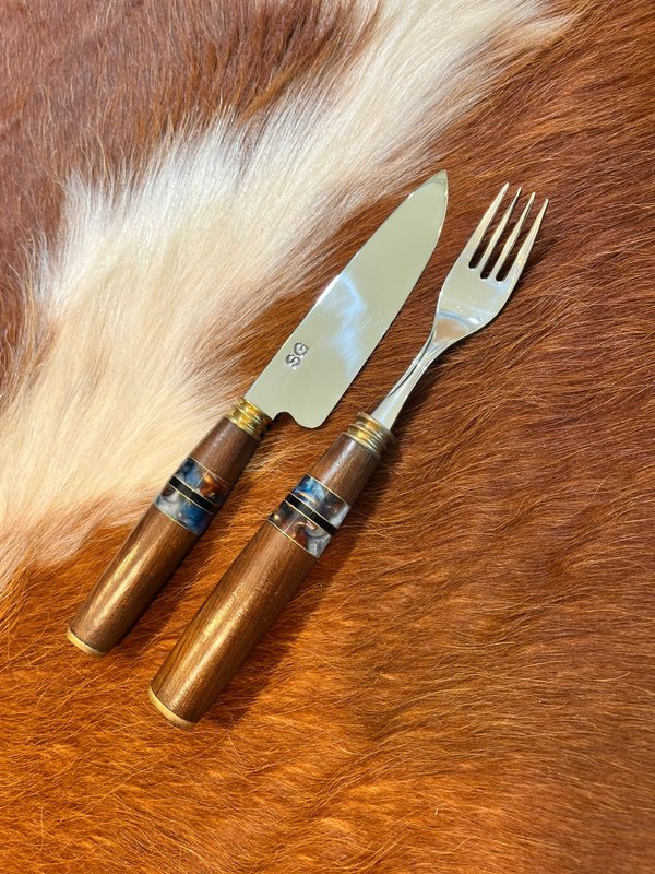 Conjunto Artesanal de Cubiertos 