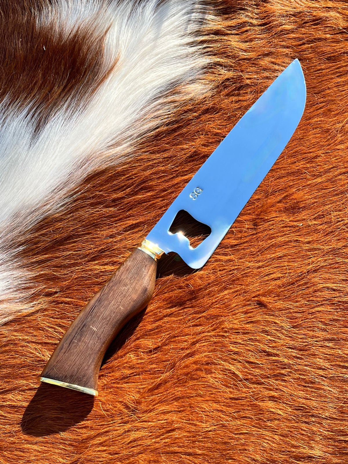 Cuchillo Artesanal Abridor de Botella 3mm 8'' - Mango Tradicional