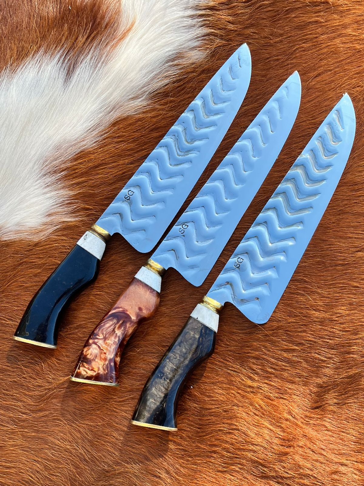 Cuchillo Artesanal SG Picañero Zeus Inox 3mm 10''