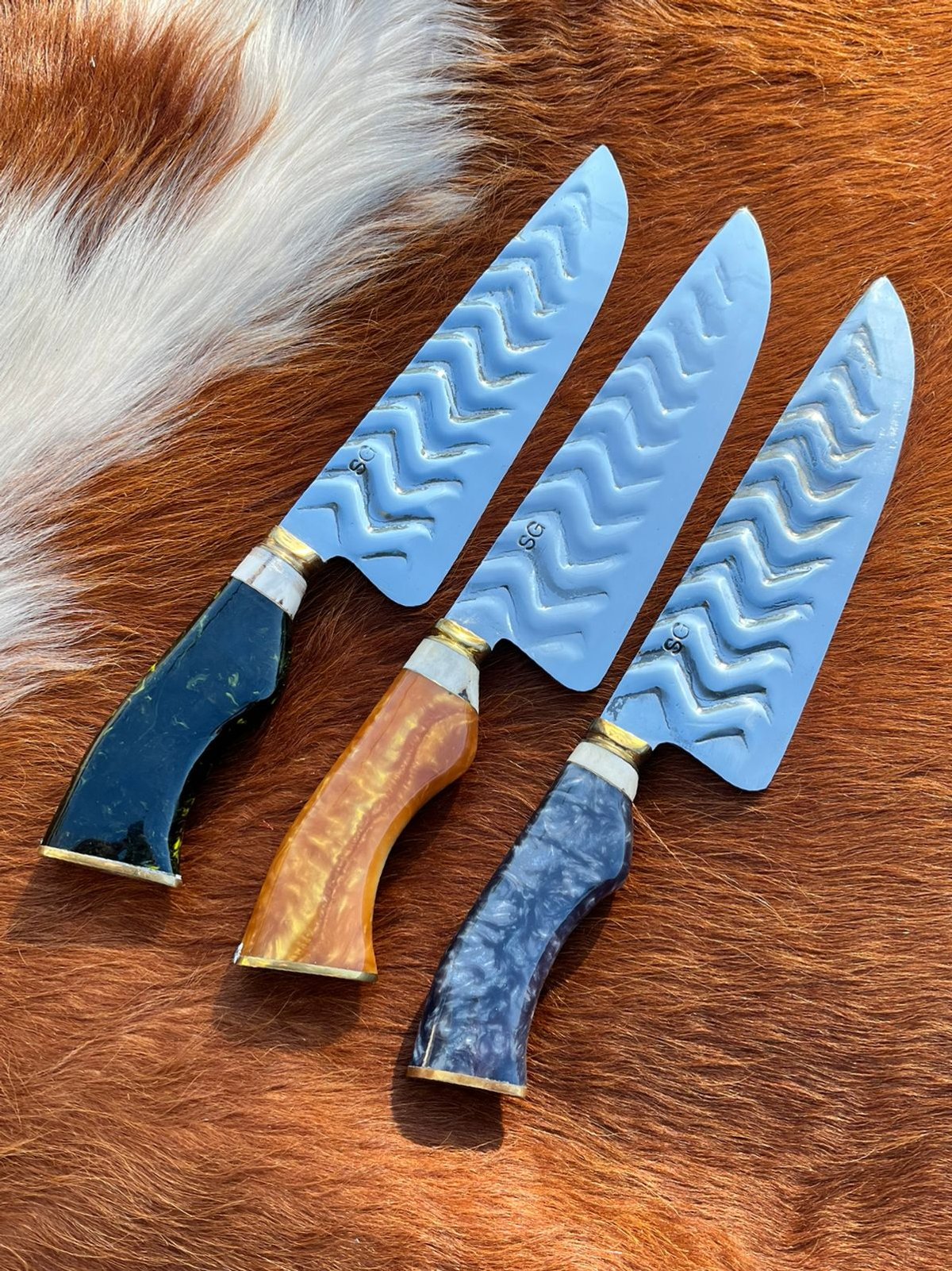 Cuchillo Artesanal SG Picañero Zeus Inox 3mm 8''   