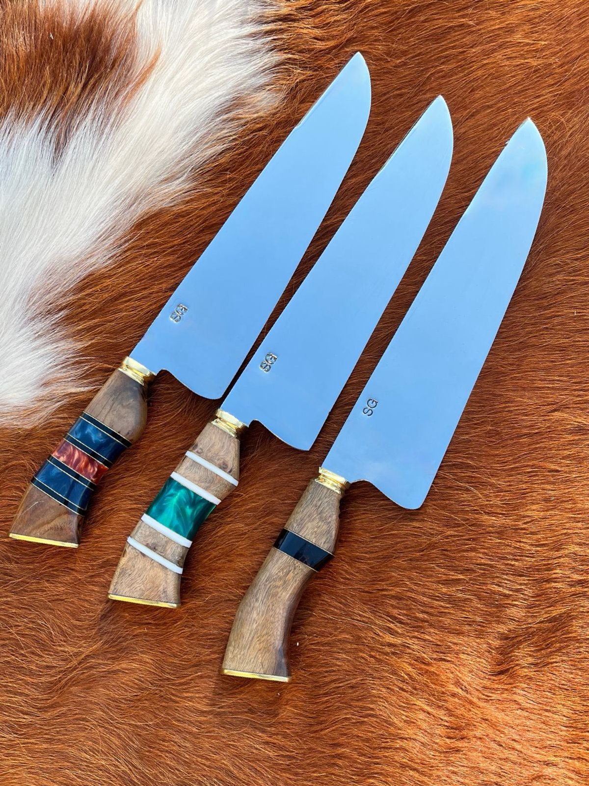 Cuchillo Artesanal SG Picañero Tradicional Inox 3mm 10''   