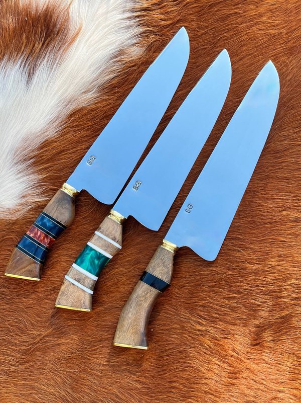 Cuchillo Artesanal SG Picañero Tradicional Inox 3mm 10''   