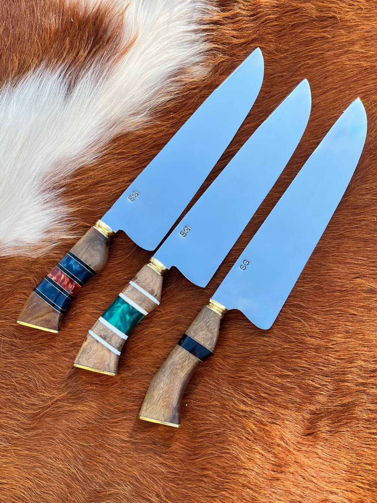 Cuchillo Artesanal SG Picañero Tradicional Inox 3mm 10''   