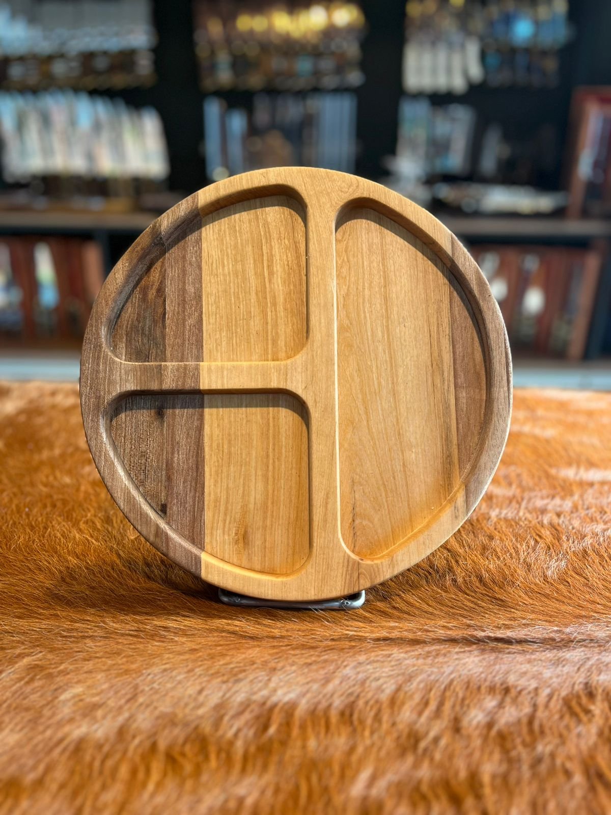 Tabla Petisquera Heart Wood de 30x30cm