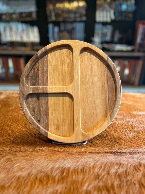 Tabla Petisquera Heart Wood de 30x30cm