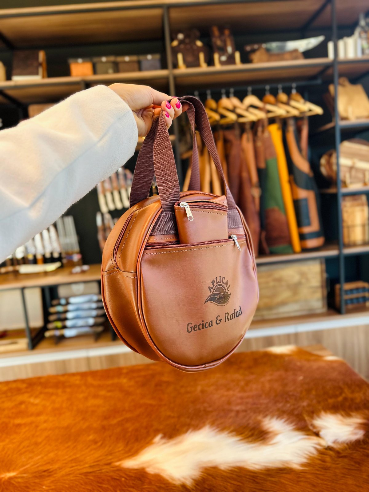 Estuche para Platos y Cubiertos - Marron