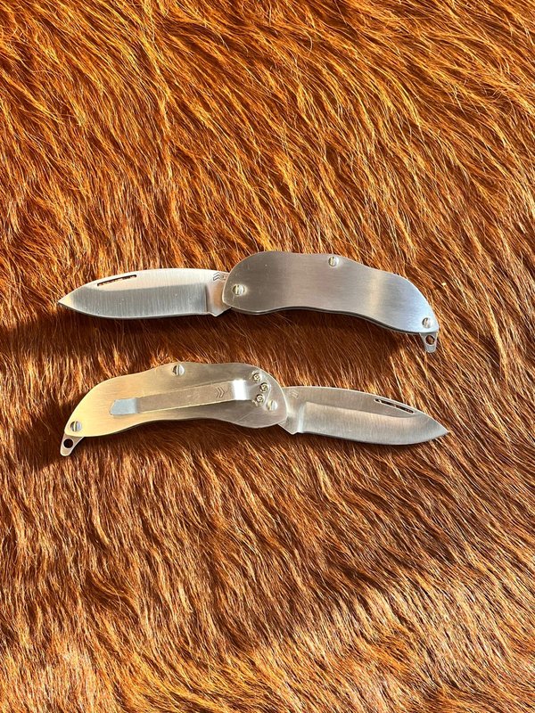 Navaja Cimo Bagha de Soja Inox - Mango Inox Com Clip