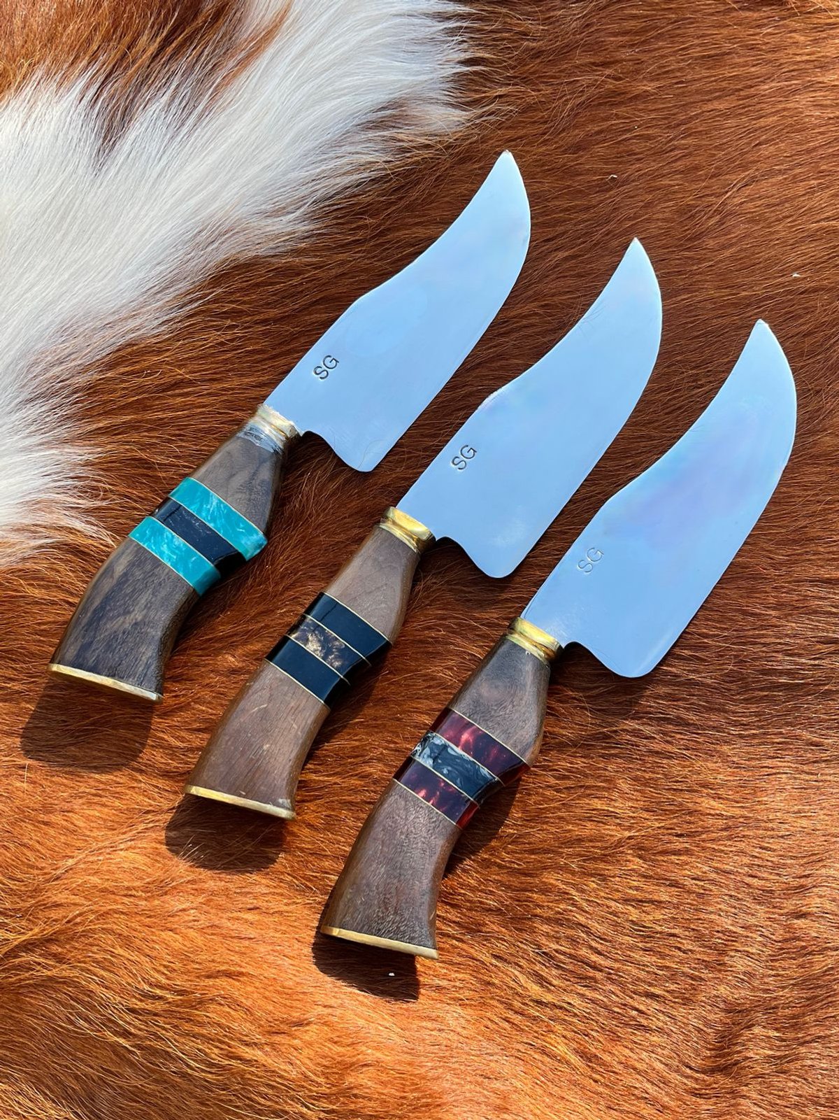 Cuchillo Artesanal SG para Faenar Inox 3mm 6''