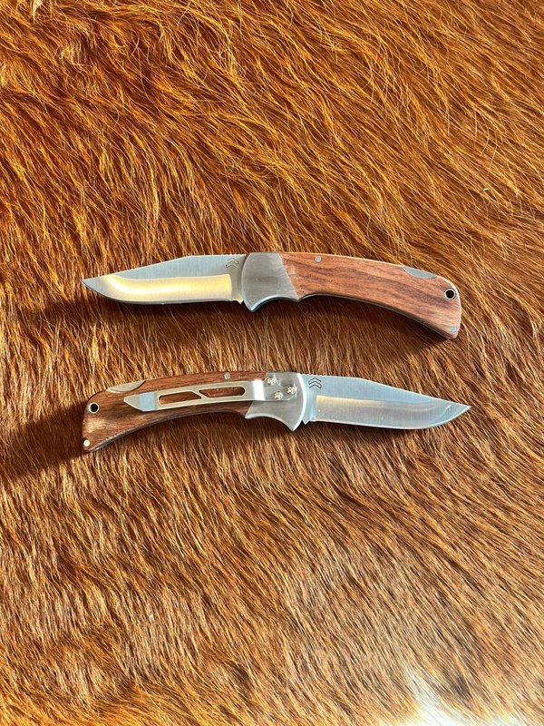 Navaja Cimo Huffero 80 Inox CB Madera C/CLIP - H80-MAD