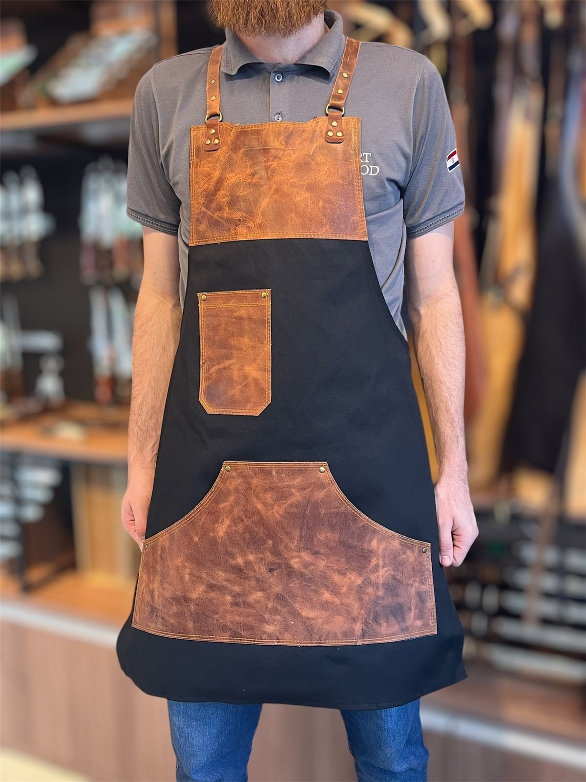 Delantal en Lona Asadacho - Negro